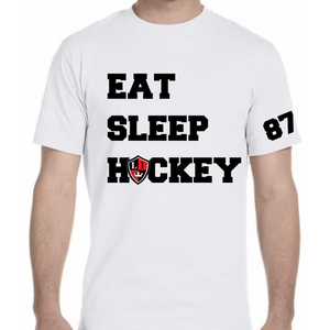 Eat Sleep Hockey Tee