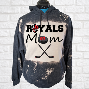 Royals Mom Bleached Sweathshirt